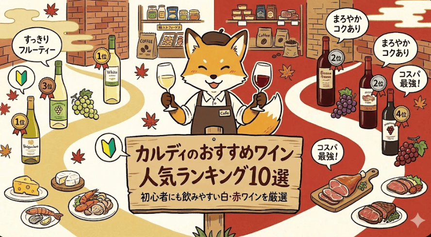 カルディのおすすめワインランキング10選の画像