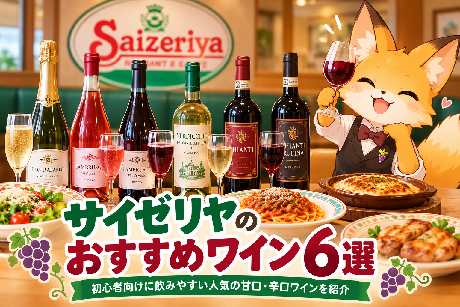 サイゼリヤのワインおすすめ6選